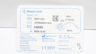 Medtronic MMT-390 Quick-set 9 mm, 43inch (x)